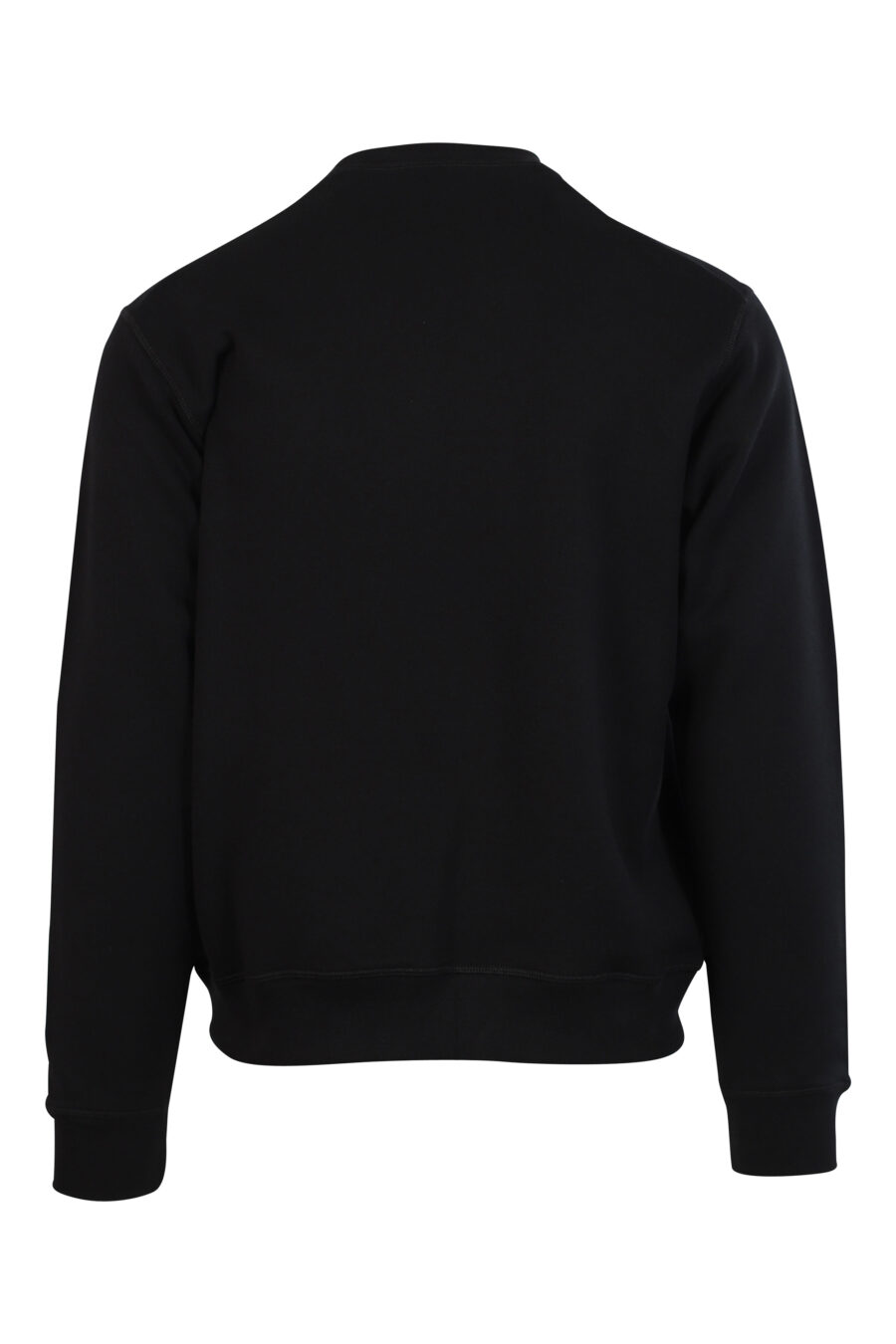 Schwarzes Sweatshirt mit weißem, zentriertem Minilogo - 8052134120460 2