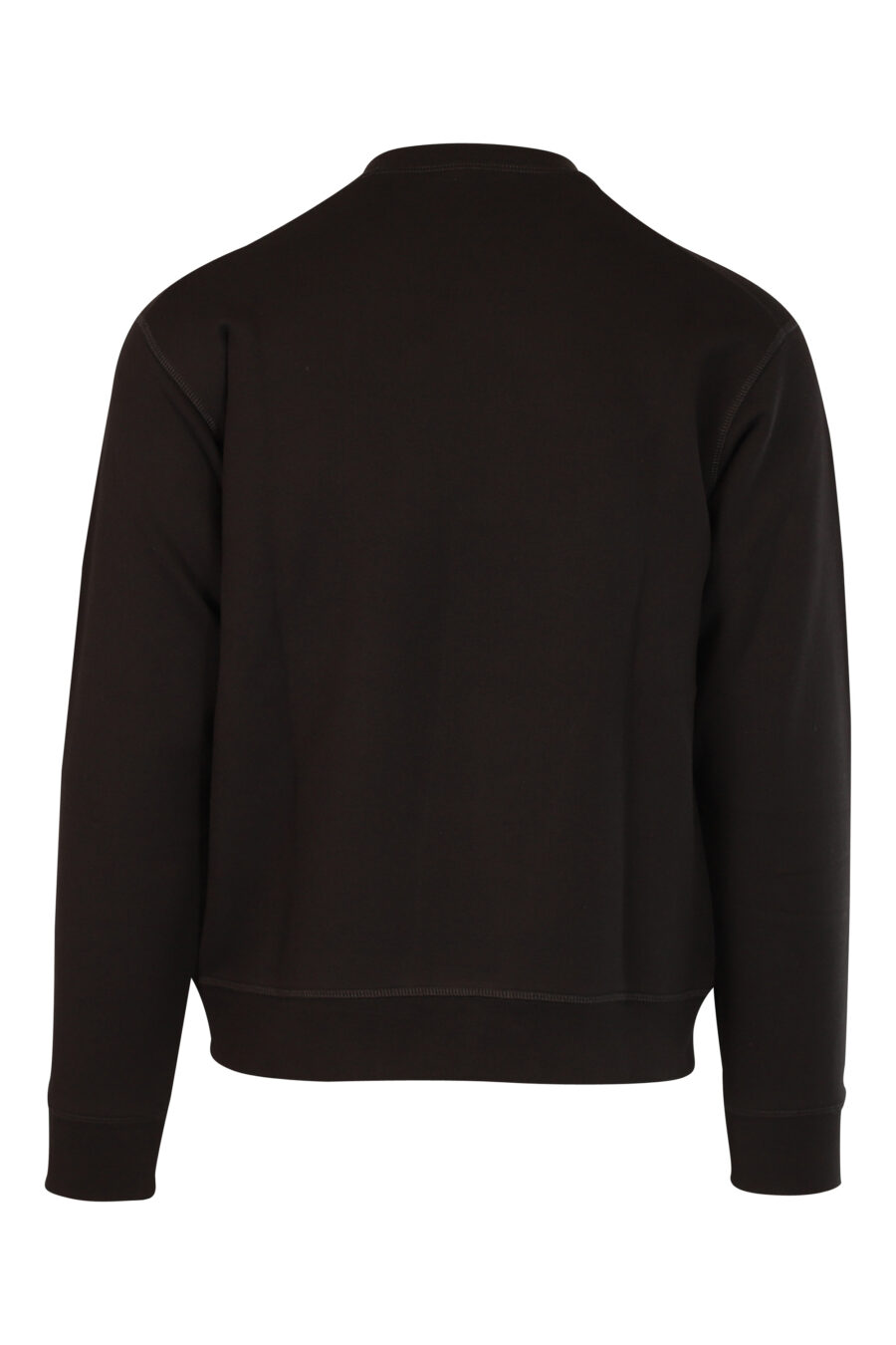 Black sweatshirt with turquoise and fuchsia "icon pixeled" maxilogo - 8052134982297 3