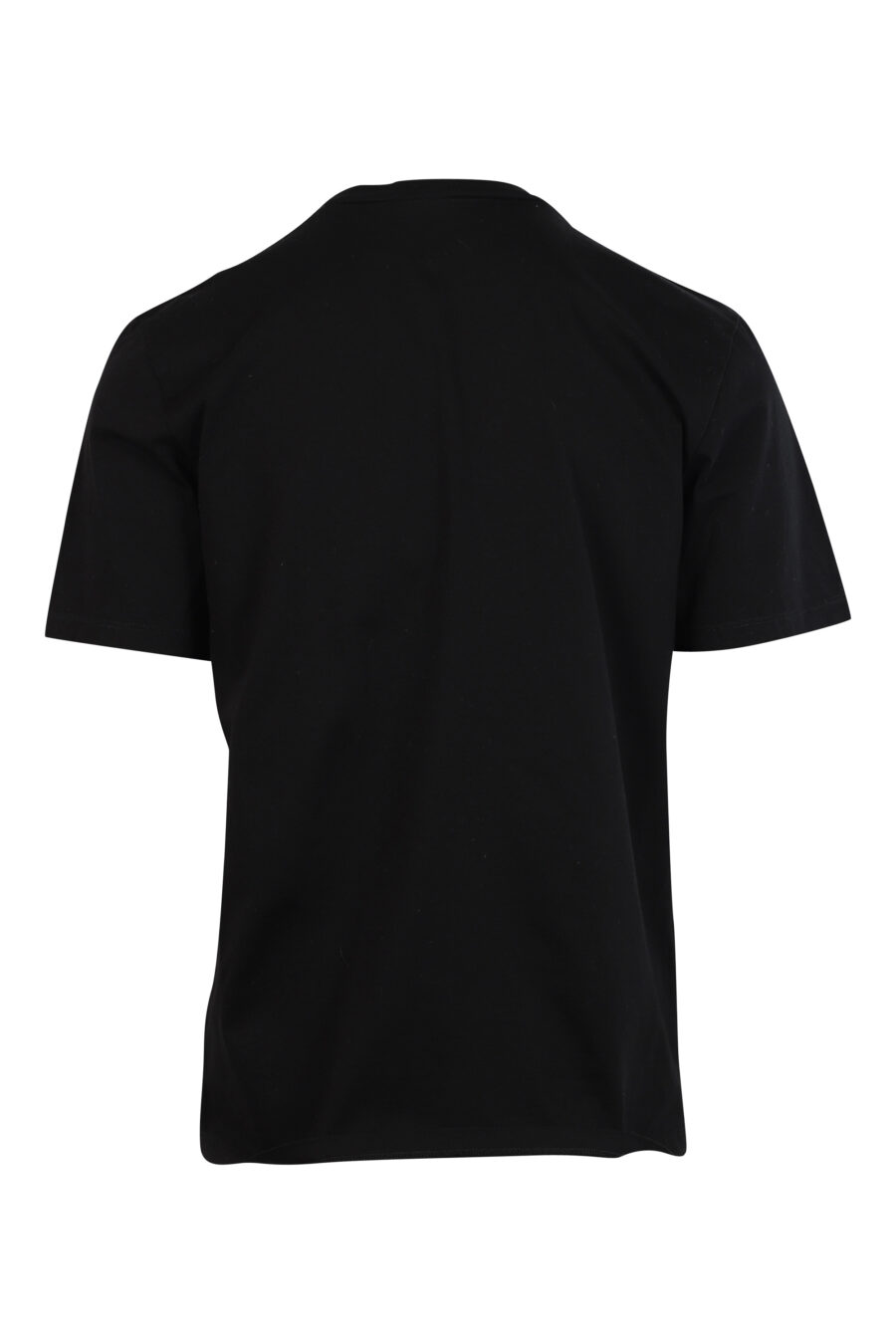 Camiseta negra con maxilogo en relieve negro - 8052134990285 2