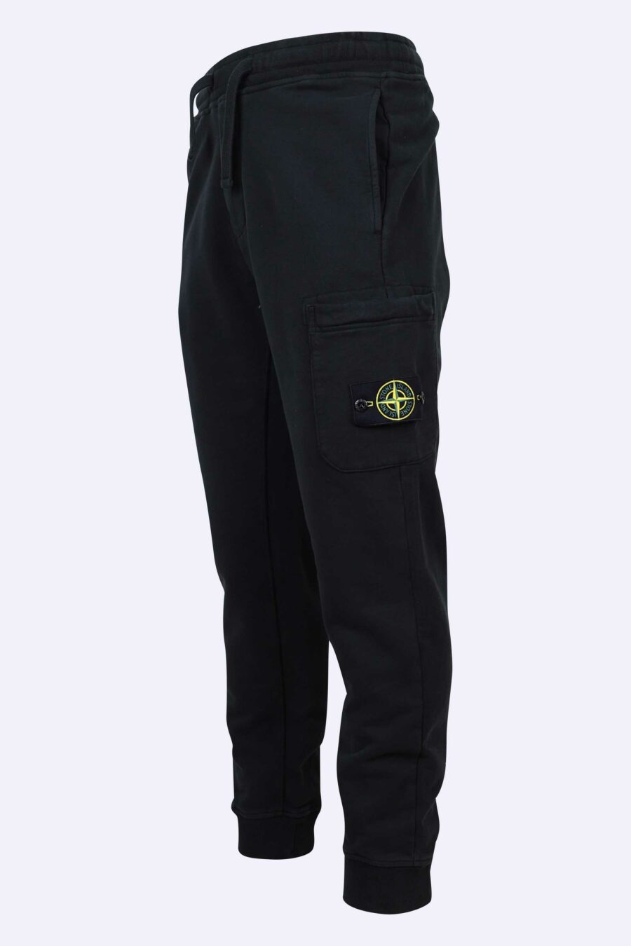 Pantalón de chándal negro con logo lateral parche - 8052572720062 1