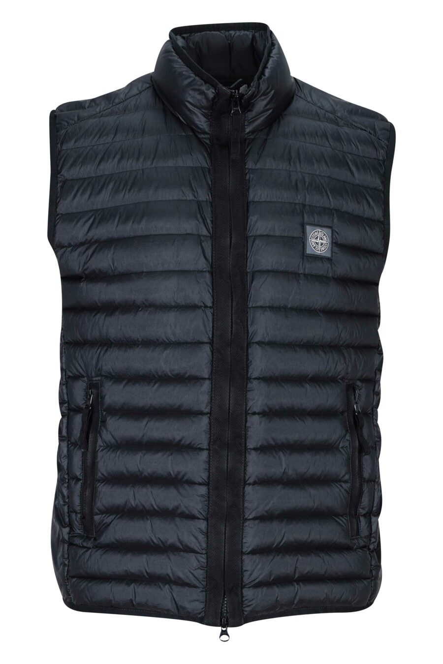 Black waistcoat with square mini-logo - 8052572724831