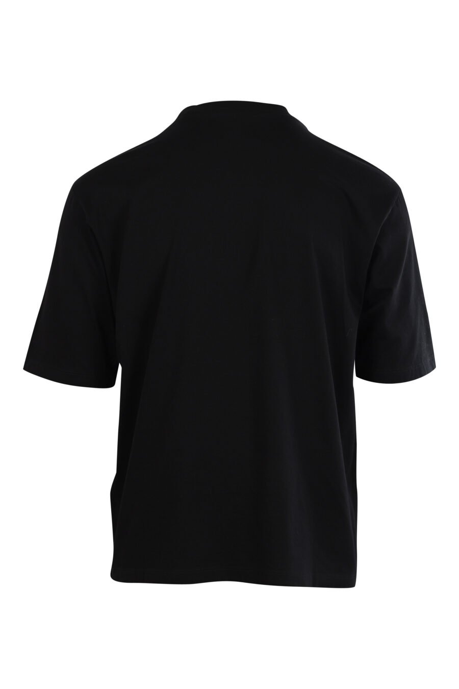 T-shirt "Oversized" preta com logótipo em contraste - 8054148006570 2