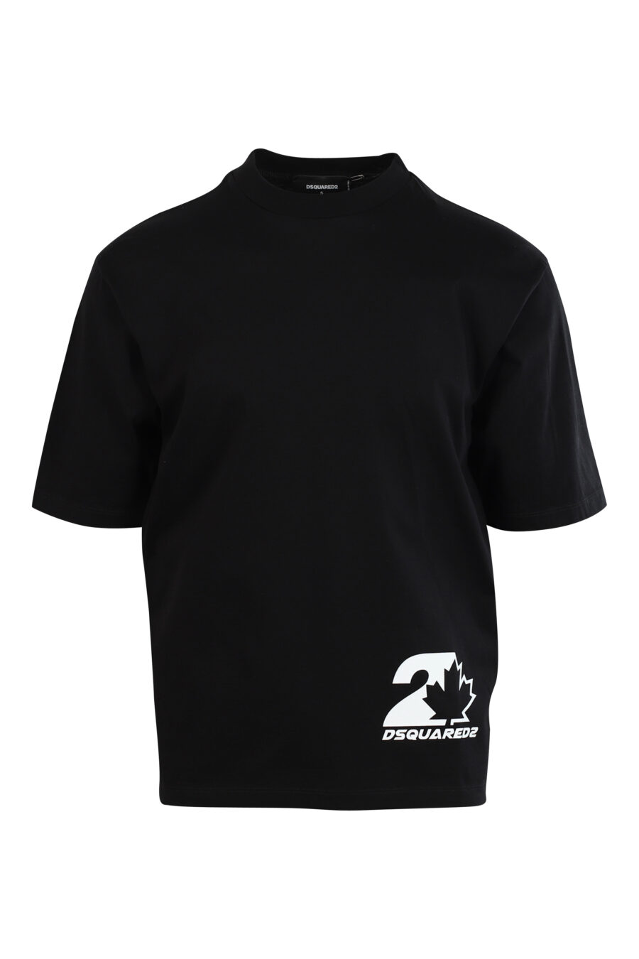 T-shirt noir "Oversized" avec logo contrasté - 8054148006570