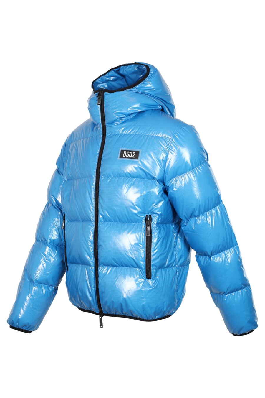 Bright blue "Puff Kaban" jacket with mini-logo - 8054148014308 2