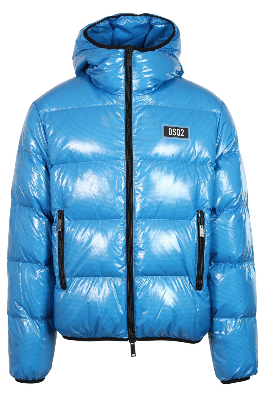Bright blue "Puff Kaban" jacket with mini-logo - 8054148014308