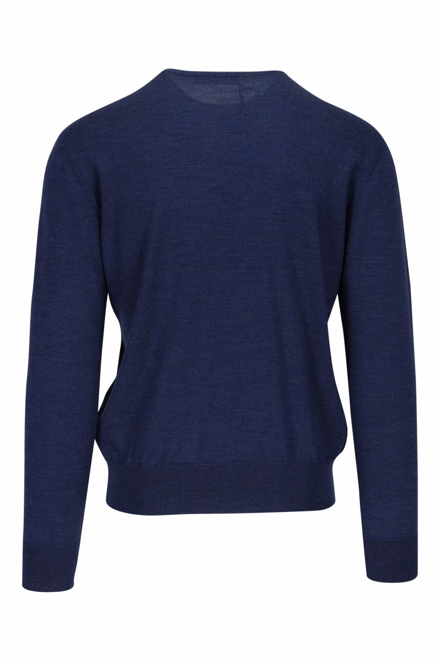 Blauer Pullover mit Mini-Logo "D2" auf dem Blatt - 8054148057985 1