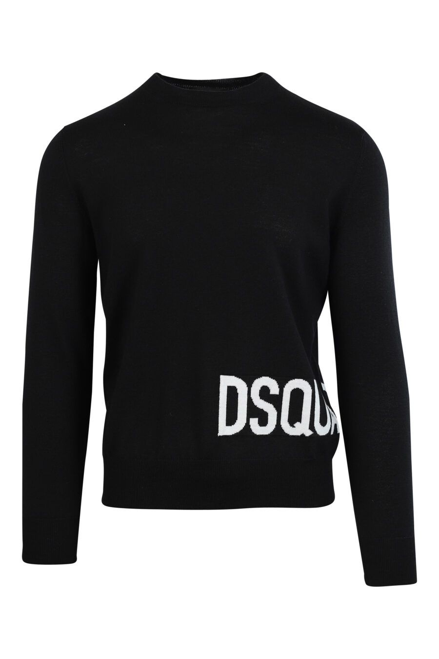 Black jumper with white side maxilogue - 8054148066710