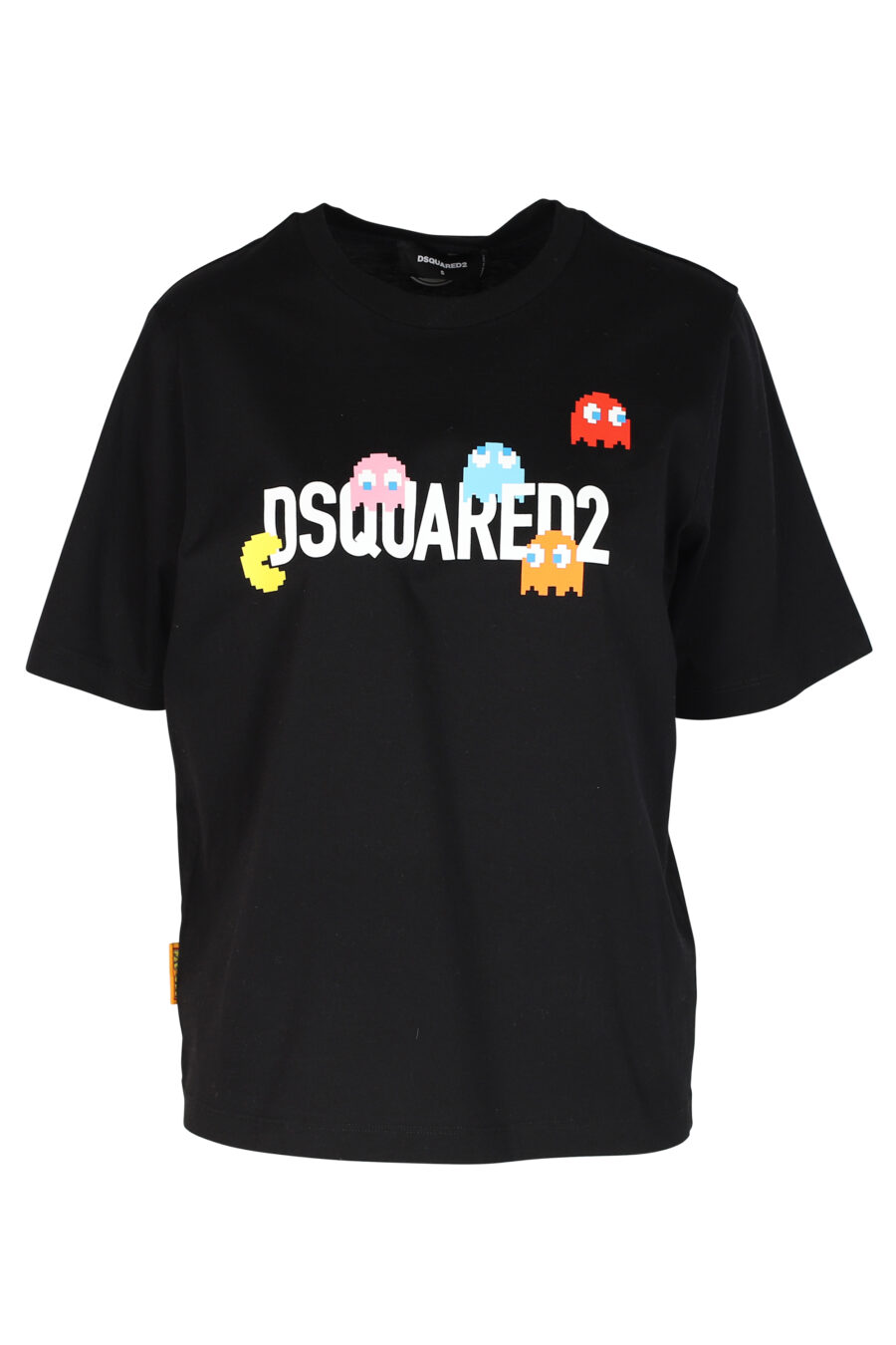 T-shirt preta com o logótipo "Pac-man" - 8054148185558