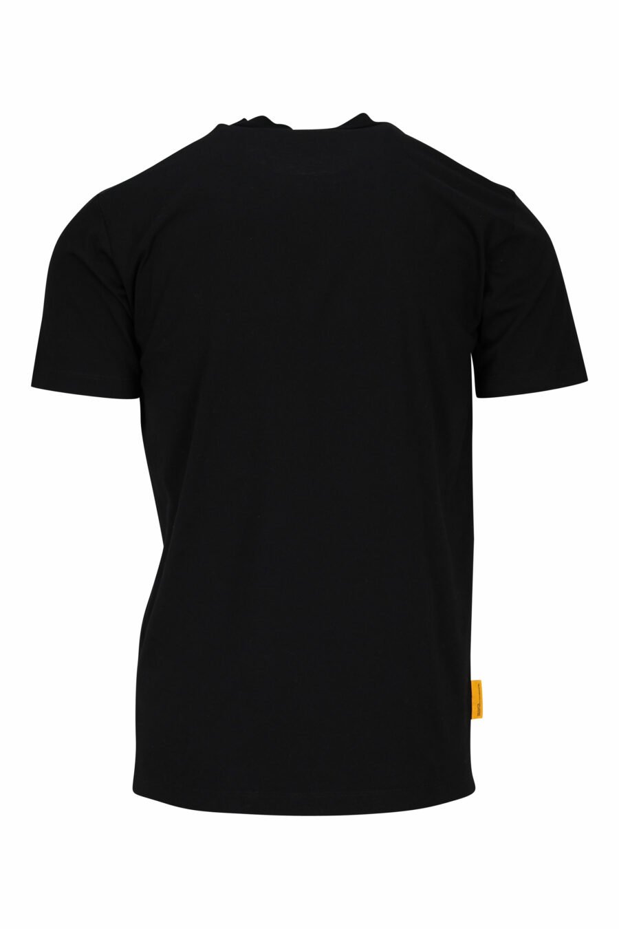 Black T-shirt with "pac-man" ghost maxilogo - 8054148203801 1