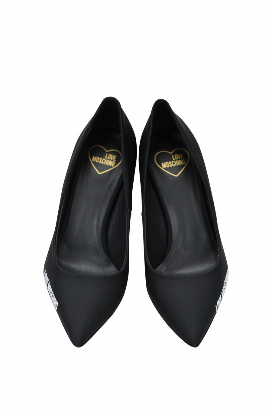 Black heels with mini-logo - 8054653052130 4
