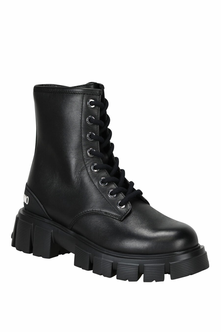 Black ankle boots with mini-logo at the back - 8054653054448 1