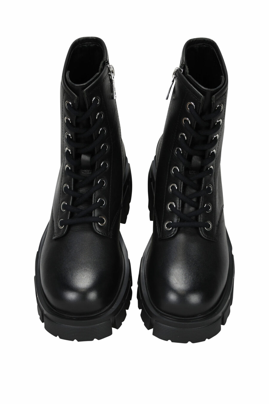 Black ankle boots with mini-logo at the back - 8054653054448 4