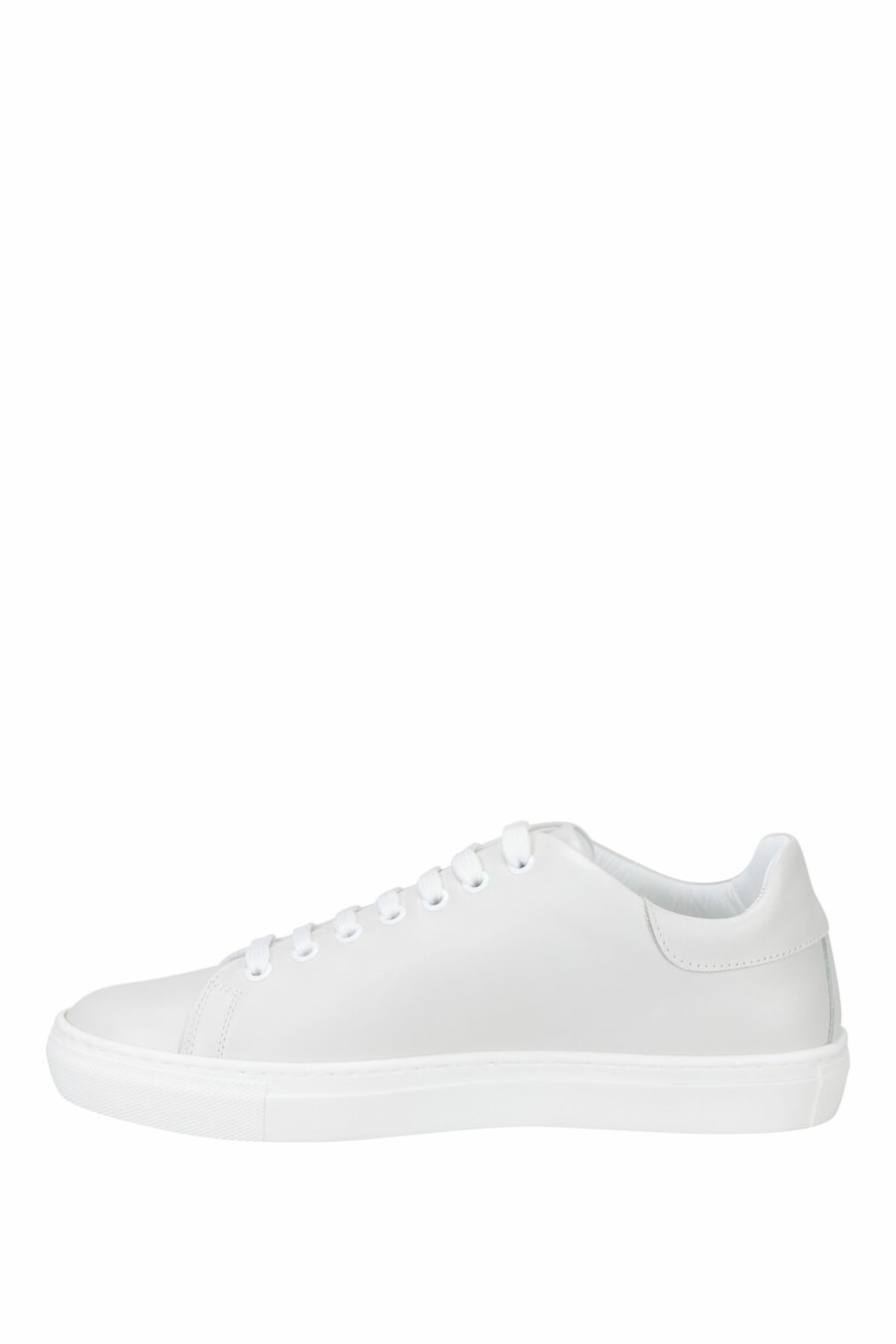 White trainers with black "lettering" logo - 8054653099241 2