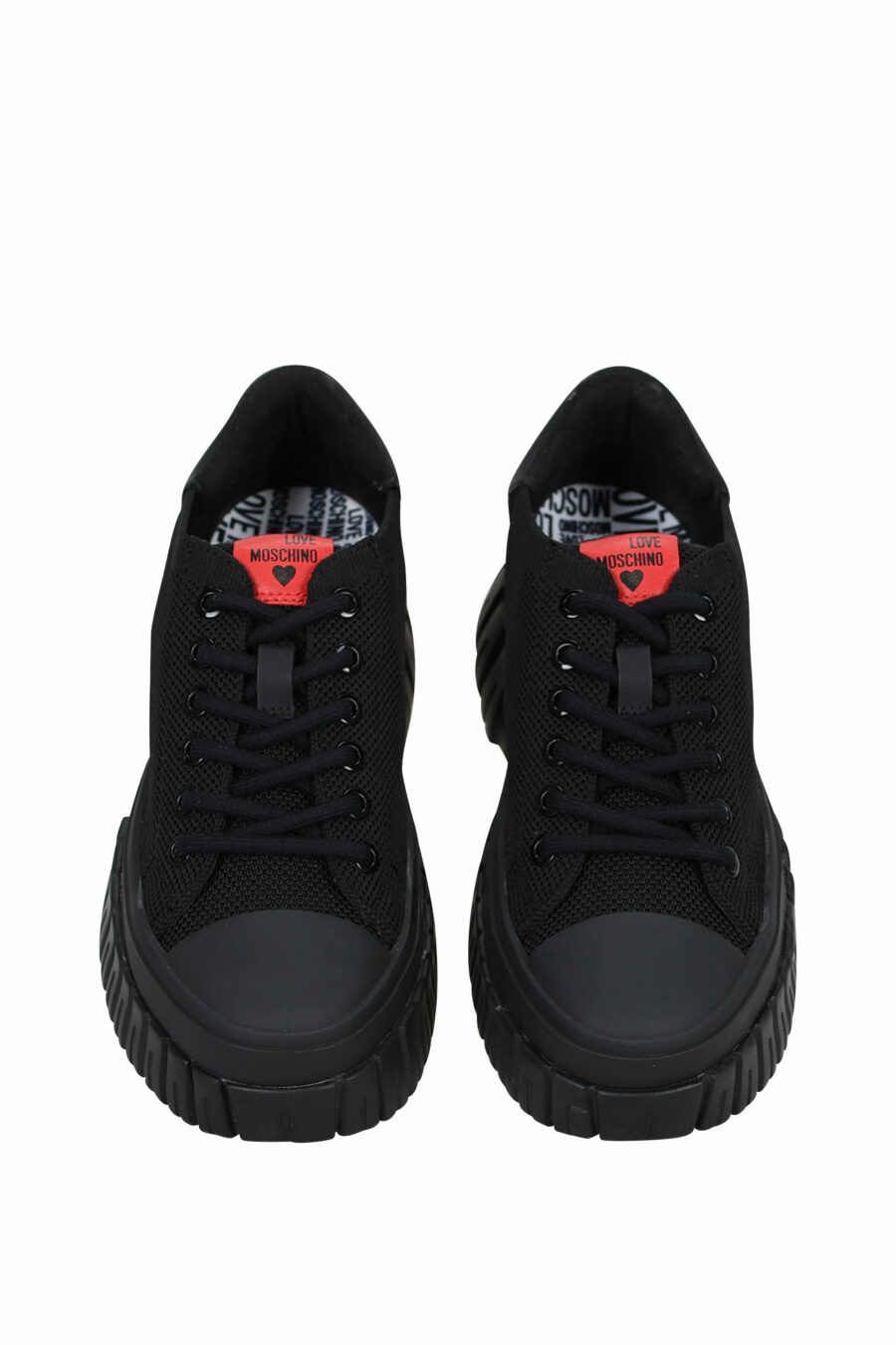 Zapatillas negras mix con logo - 8054653167971 4