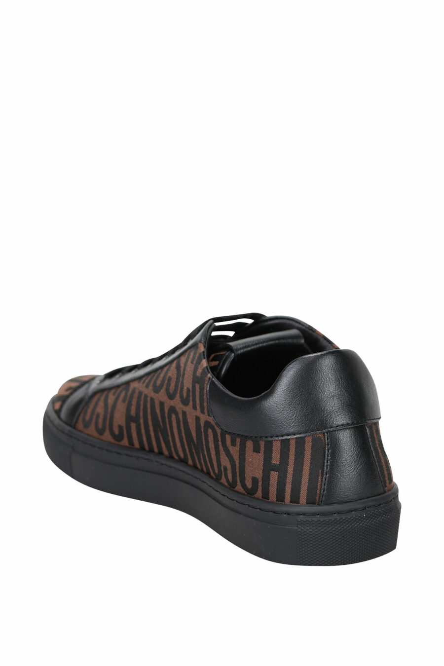 Zapatillas marrón "all over logo" con suela negra - 8054653827523 3