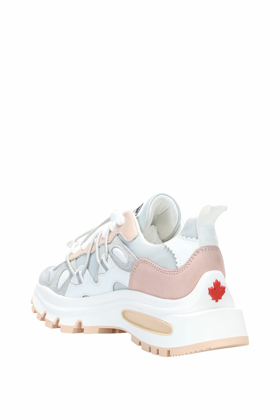 Trainers pink mix with logo and inner tube sole - 8055777195611 3
