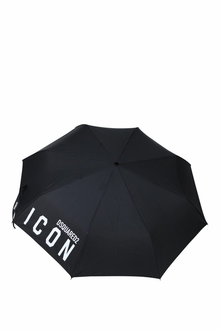 Sombrilla negra con logo "icon" - 8055777215265