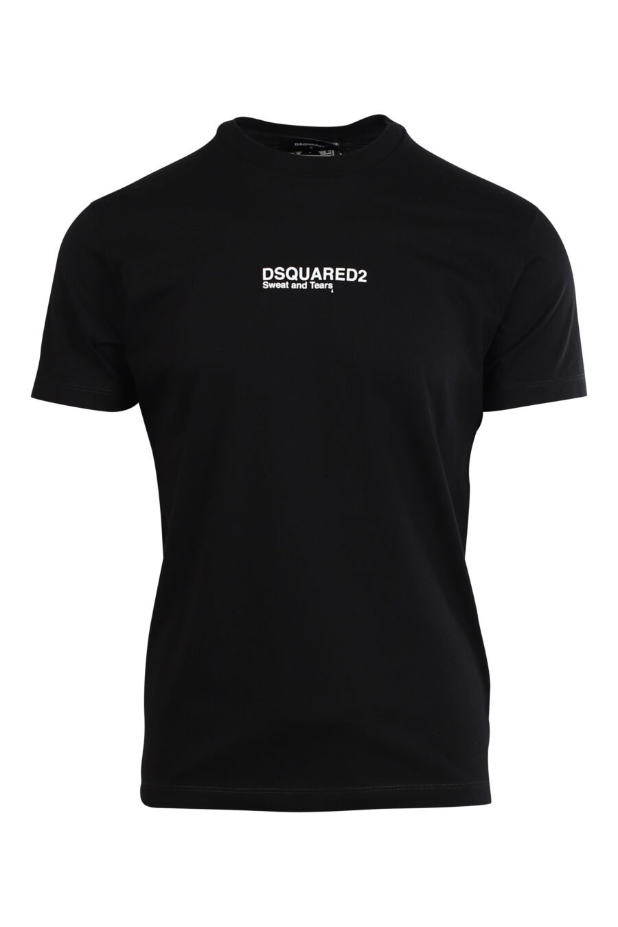Black T-shirt with centred minilogue - 8058049841681