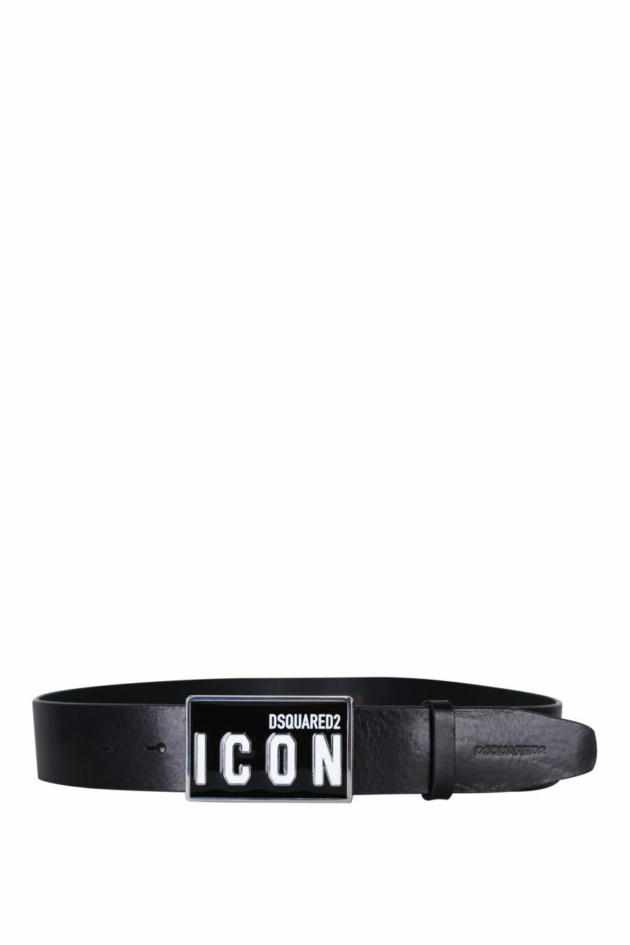Cinturón negro con minilogo "icon" - 8058097925067