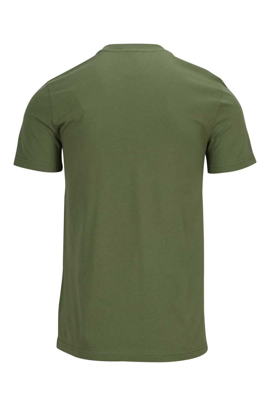T-shirt verde militar de algodão orgânico com maxilogue preto - 889316649246 1