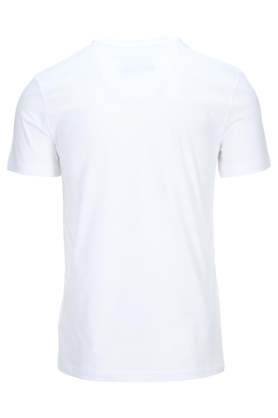 Weißes T-Shirt mit doppeltem Überschlag Frage - 889316649710 1