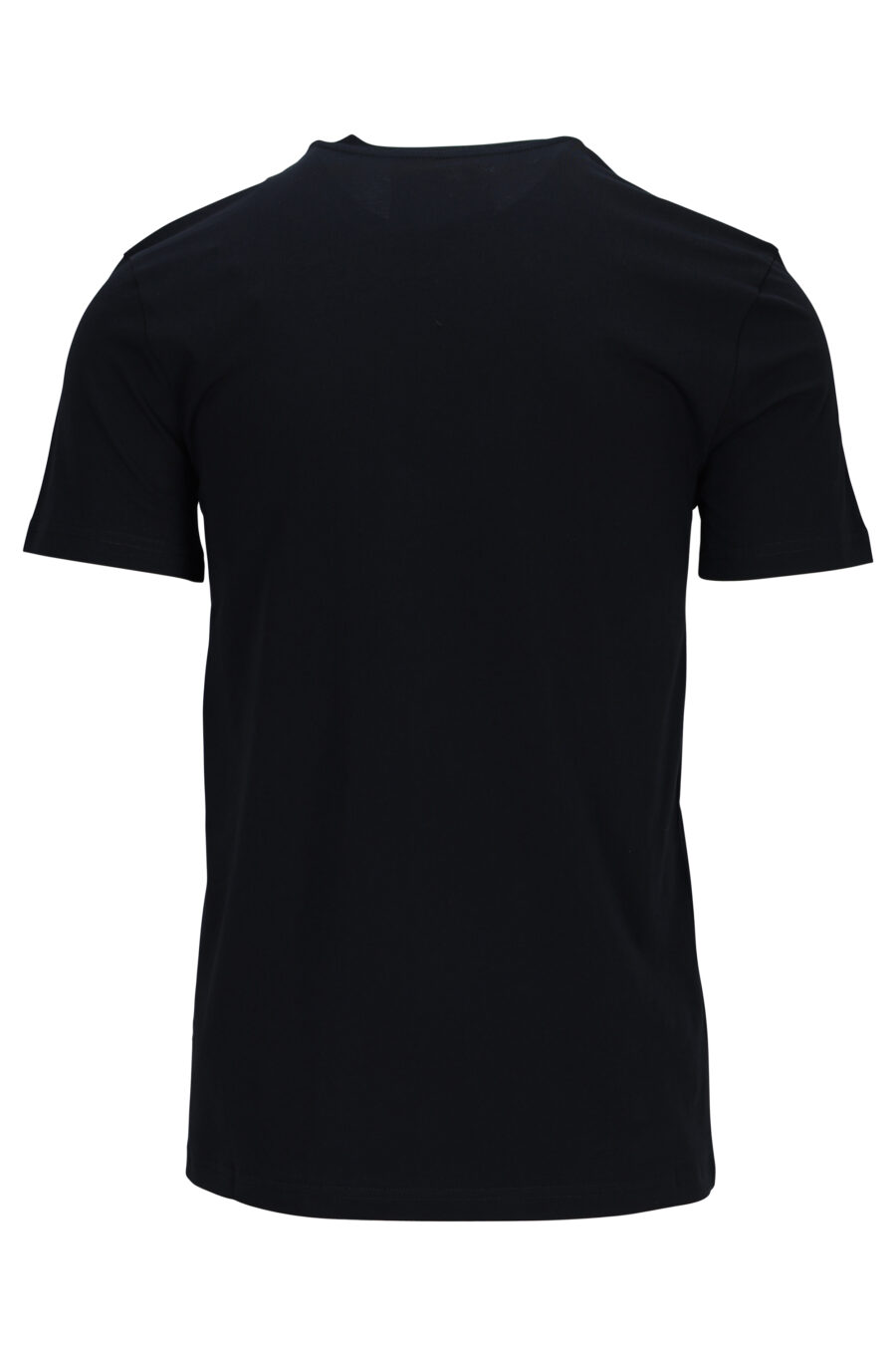 Black T-shirt with maxilogue "couture milano" - 889316936551 1