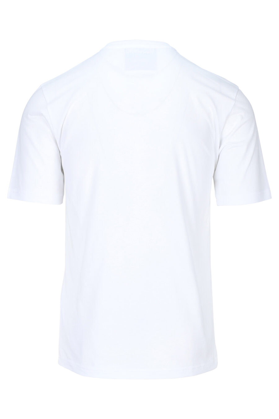 Camiseta blanca con maxilogo desgastado negro - 889316937954 1