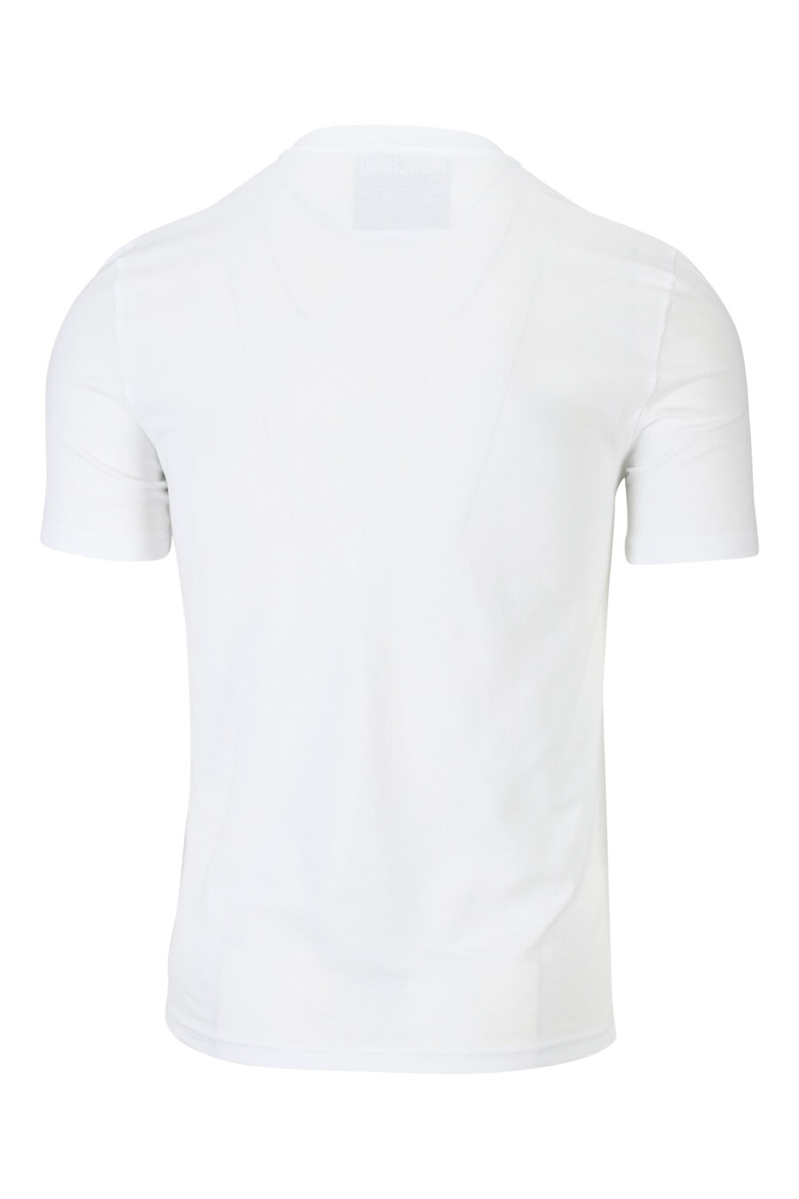 T-shirt blanc avec minilogue noir usé - 889316938791 1