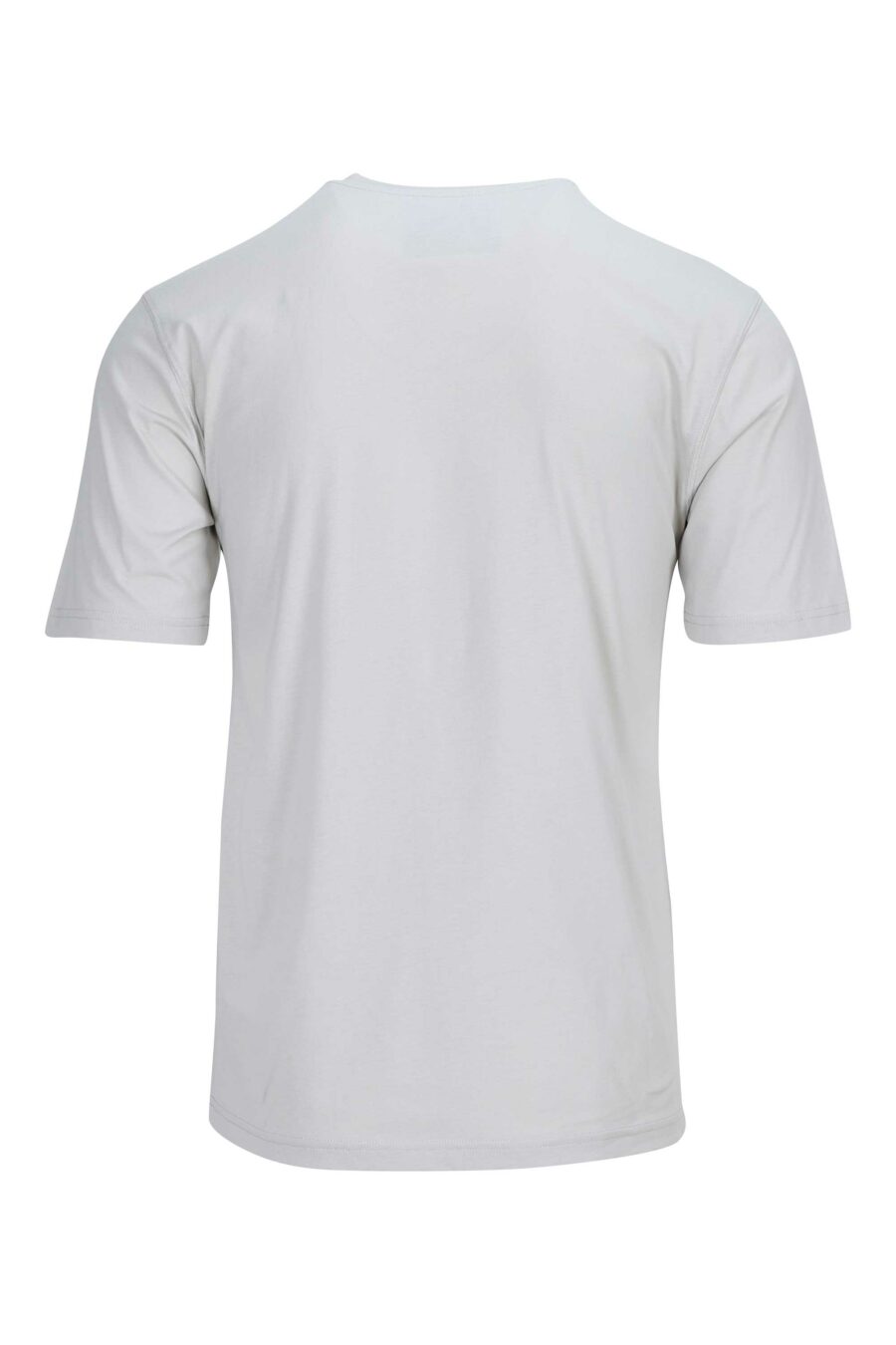 Camiseta gris con maxilogo "Moschino" billete - 889316954807 1