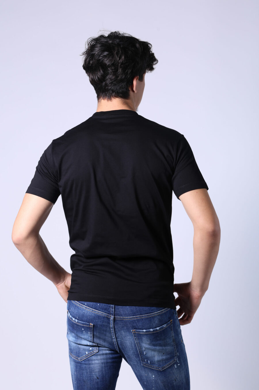 Black T-shirt with red logo - Untitled Catalog 05309