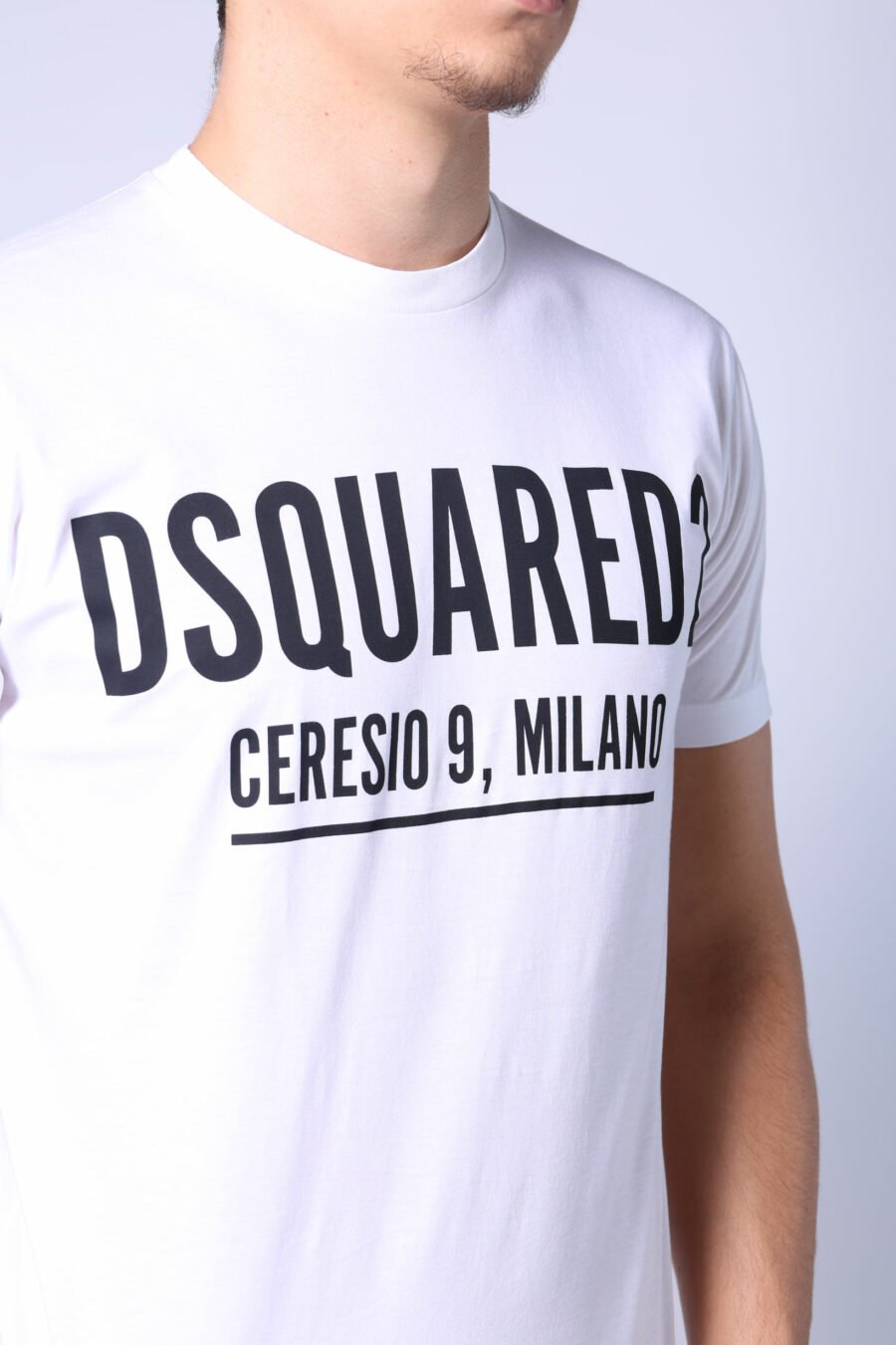 White t-shirt with logo ceresio 9 - Untitled Catalog 05325