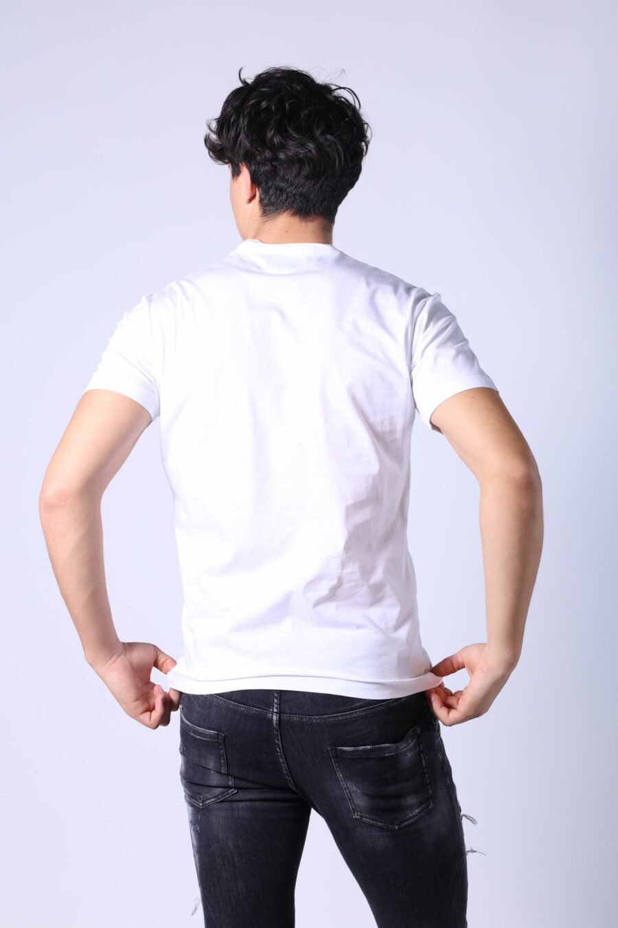 Weißes t-shirt mit logo ceresio 9 - Untitled Catalog 05326