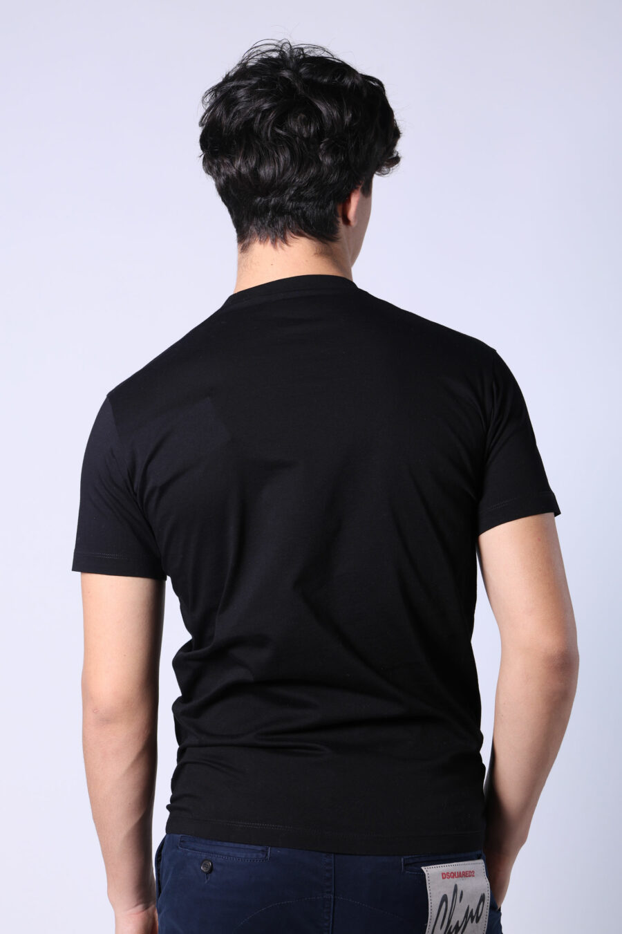 Black t-shirt with rgb maxilogue - Untitled Catalog 05466