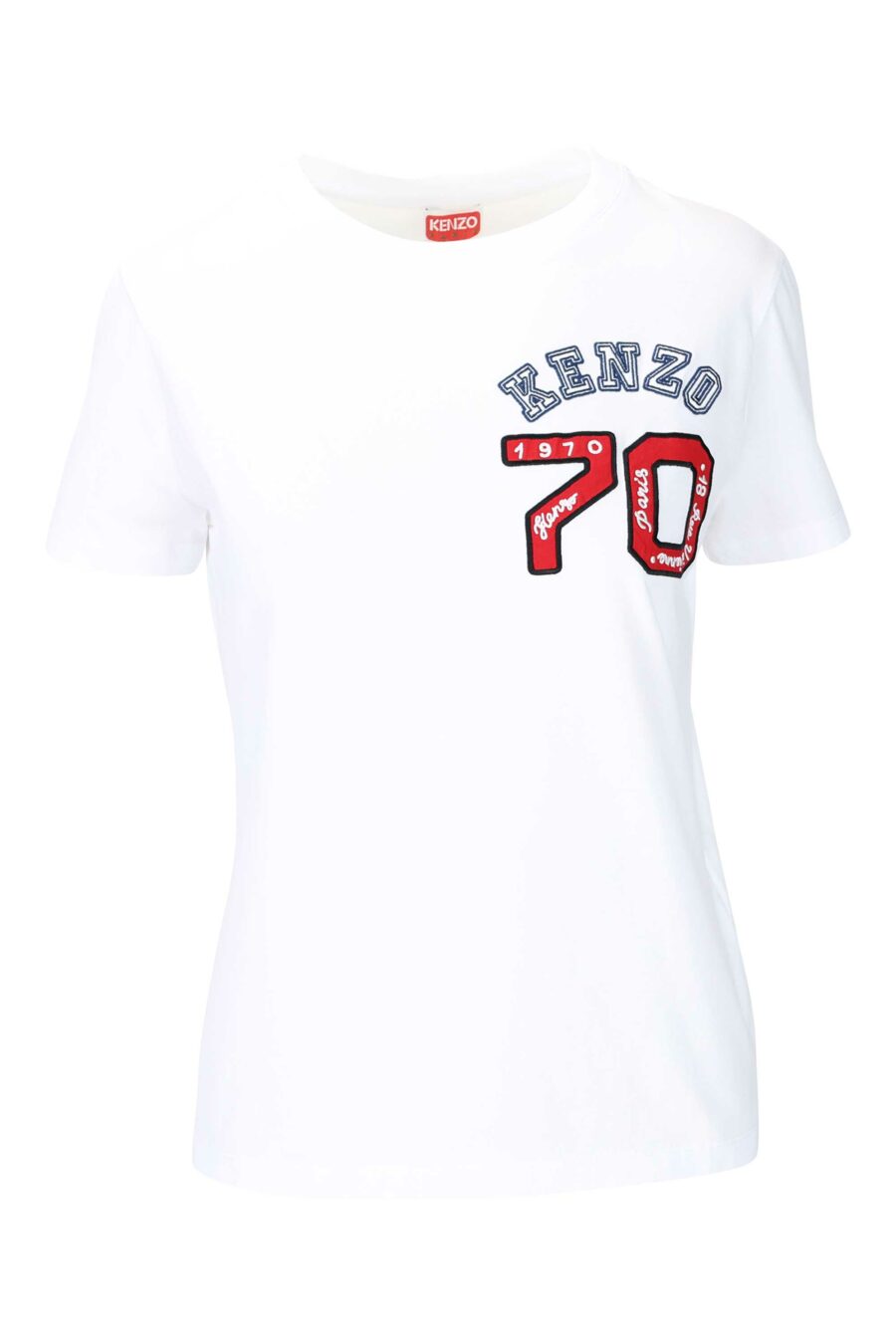 Camiseta blanca con logo "Kenzo Academy" - 3612230517073