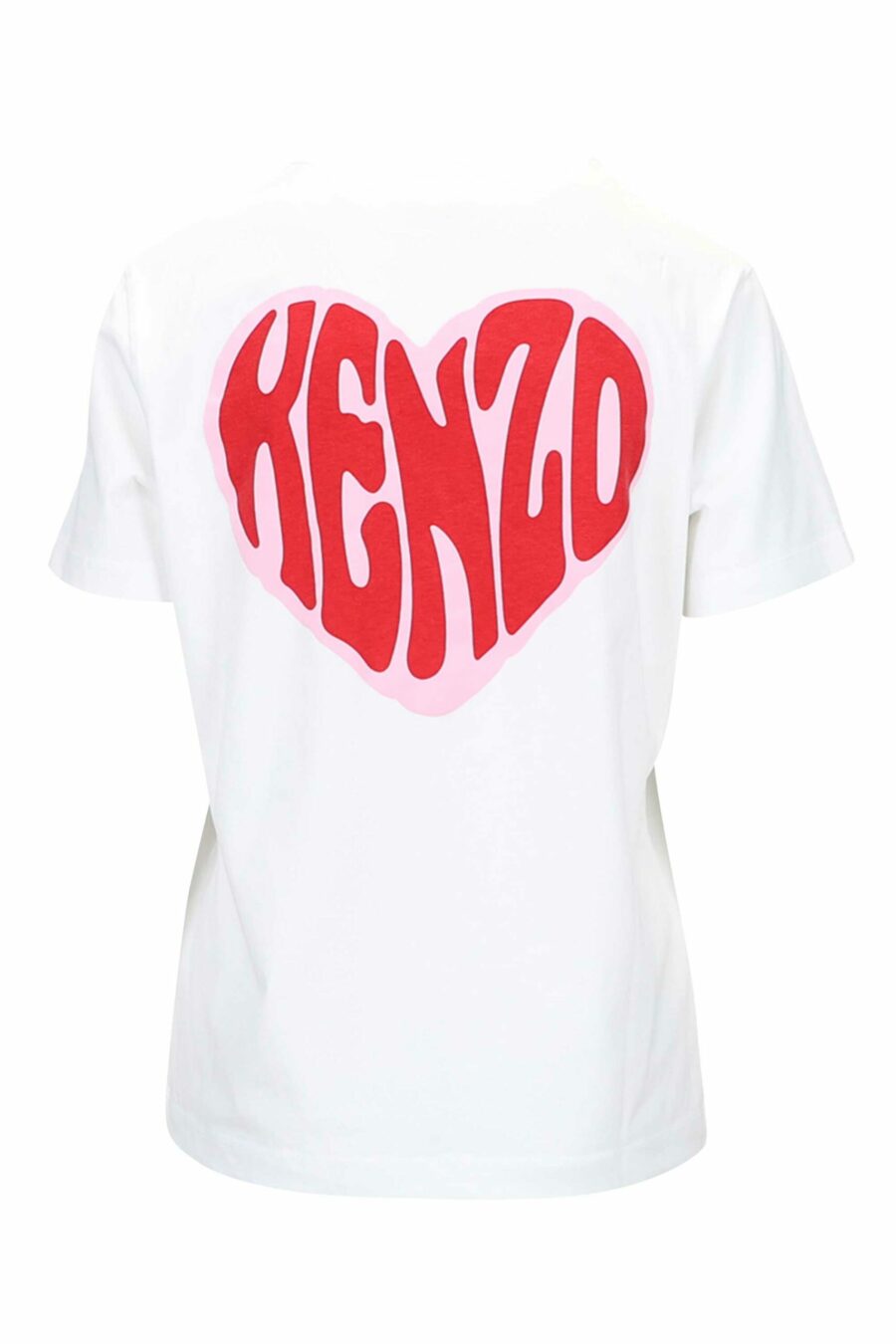 T-shirt blanc avec logo mini-cœur - 3612230517578 1 scaled