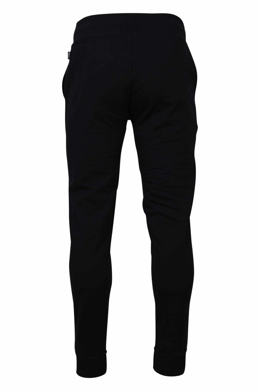 Pantalón de chándal negro con logo oso "underbear" en parche - 667113019949 2 scaled