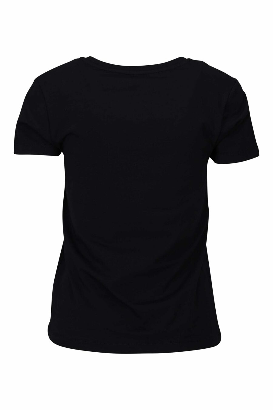 Schwarzes T-Shirt mit Logo-Bärenaufnäher "underbear" - 667113034348 1 skaliert