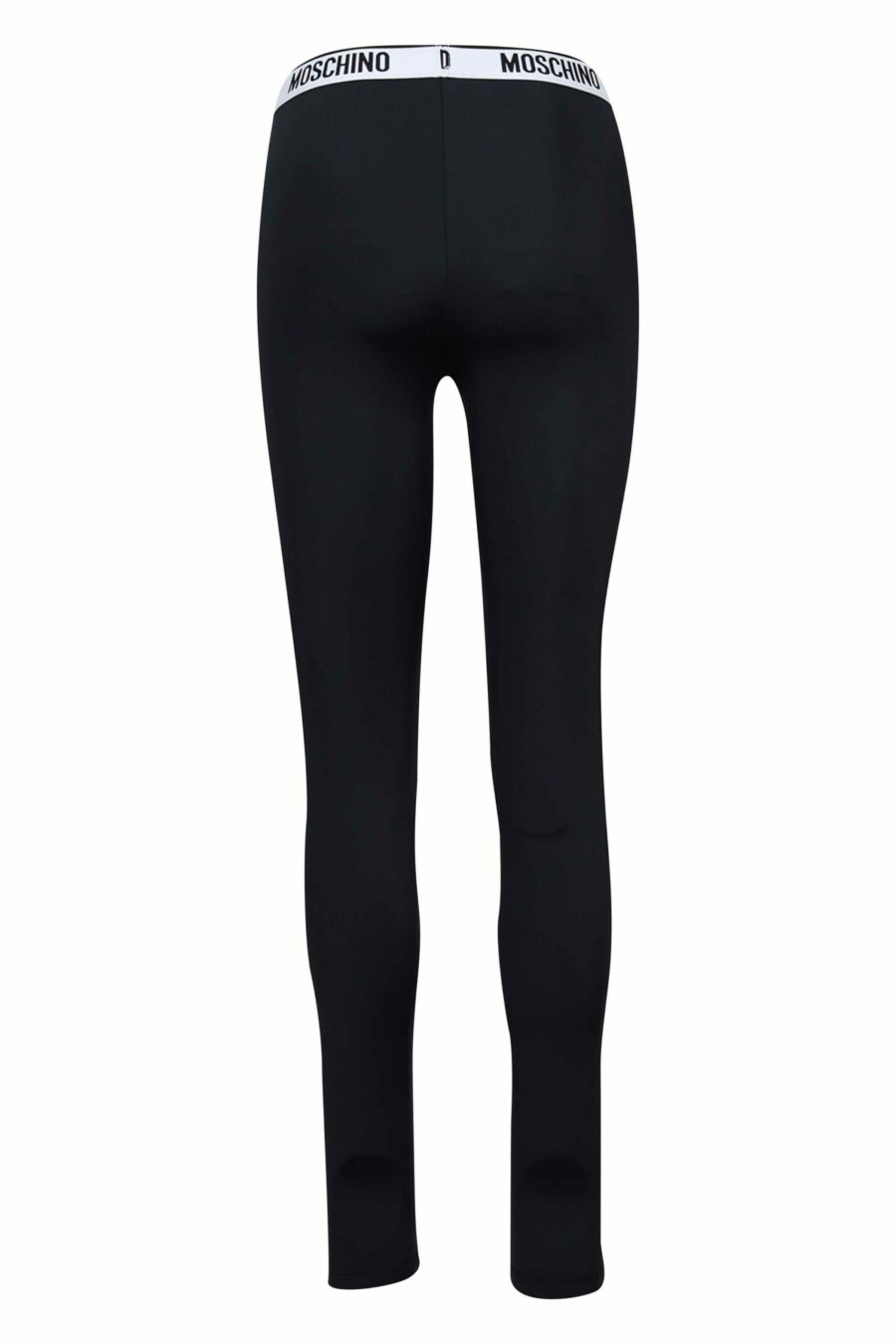 Black leggings with ribbon logo on waistband - 667113066738 2 scaled