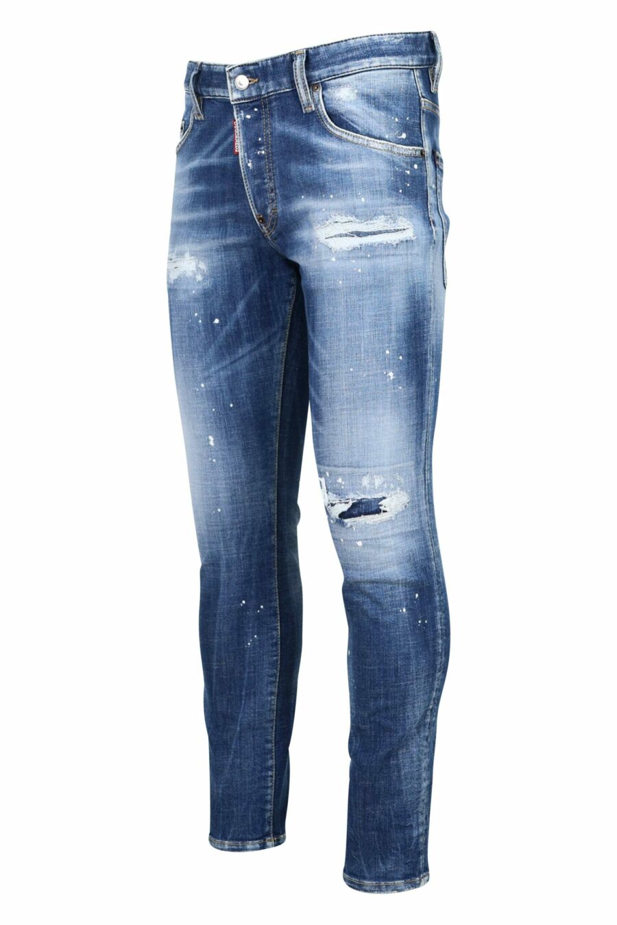 Skater jean light blue jeans with rips and tears - 8052134939482 2 1 scaled