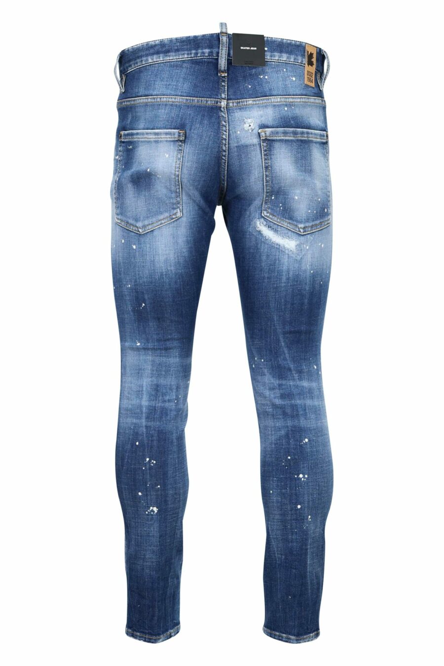 Skater jean light blue jeans with rips and tears - 8052134939482 3 1 scaled