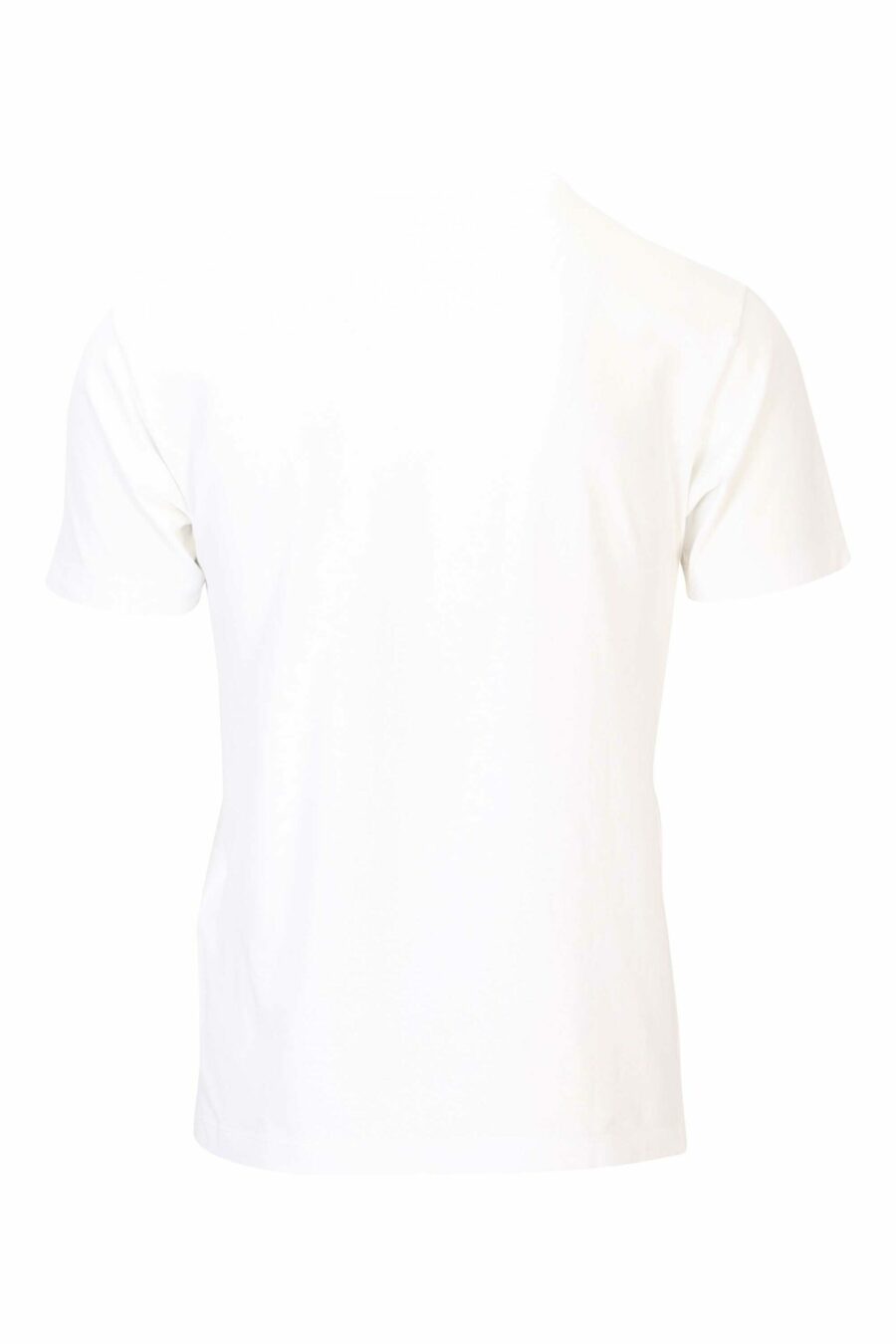 Camiseta blanca con maxilogo circular frontal - 8052572742361 2 scaled