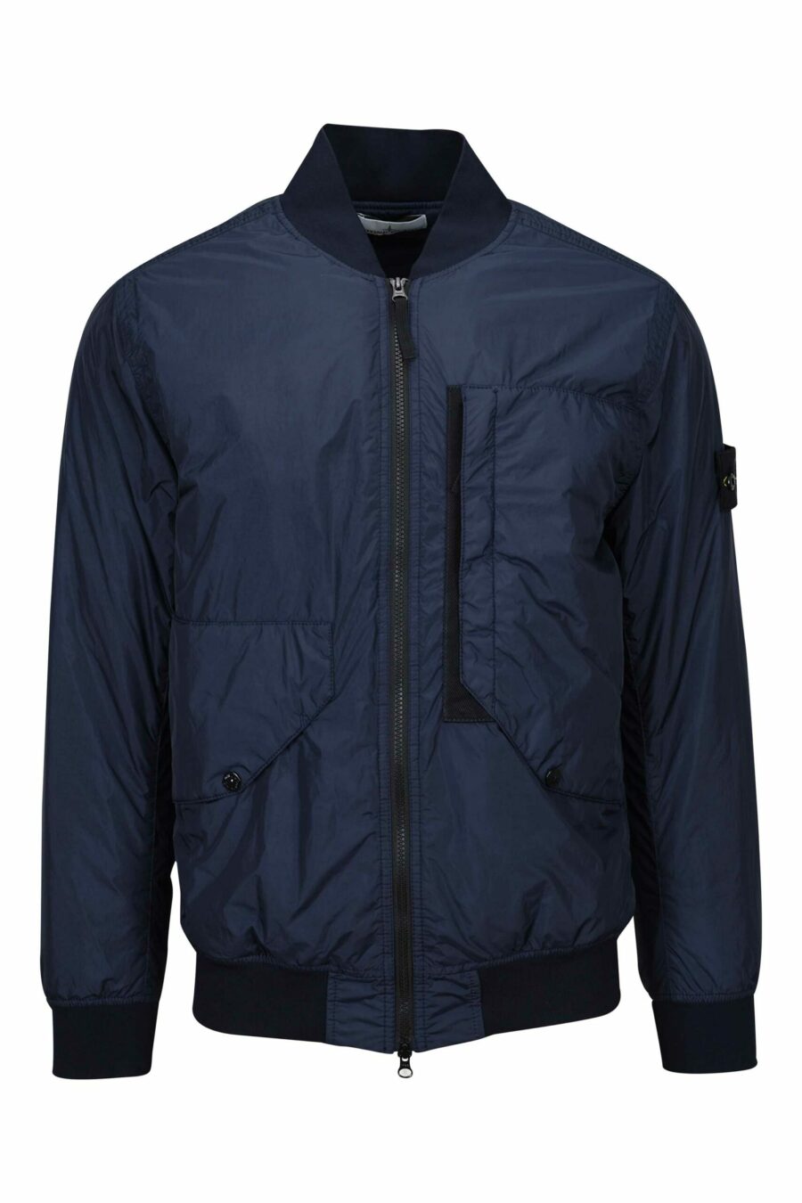 Blue jacket with logo side patch - 8052572762185 scaled