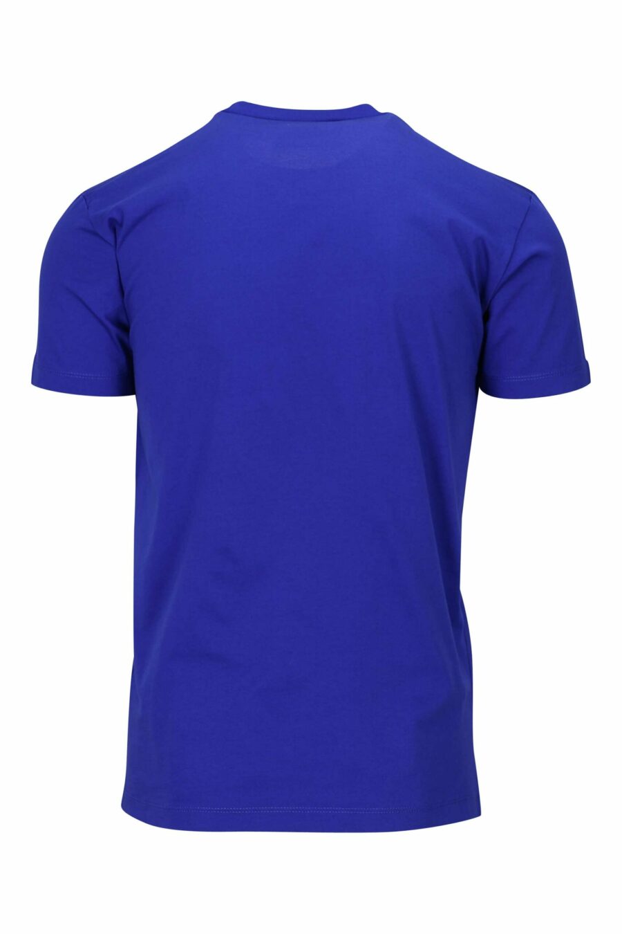 Electric blue T-shirt with white "icon" maxilogo - 8054148035525 1 scaled