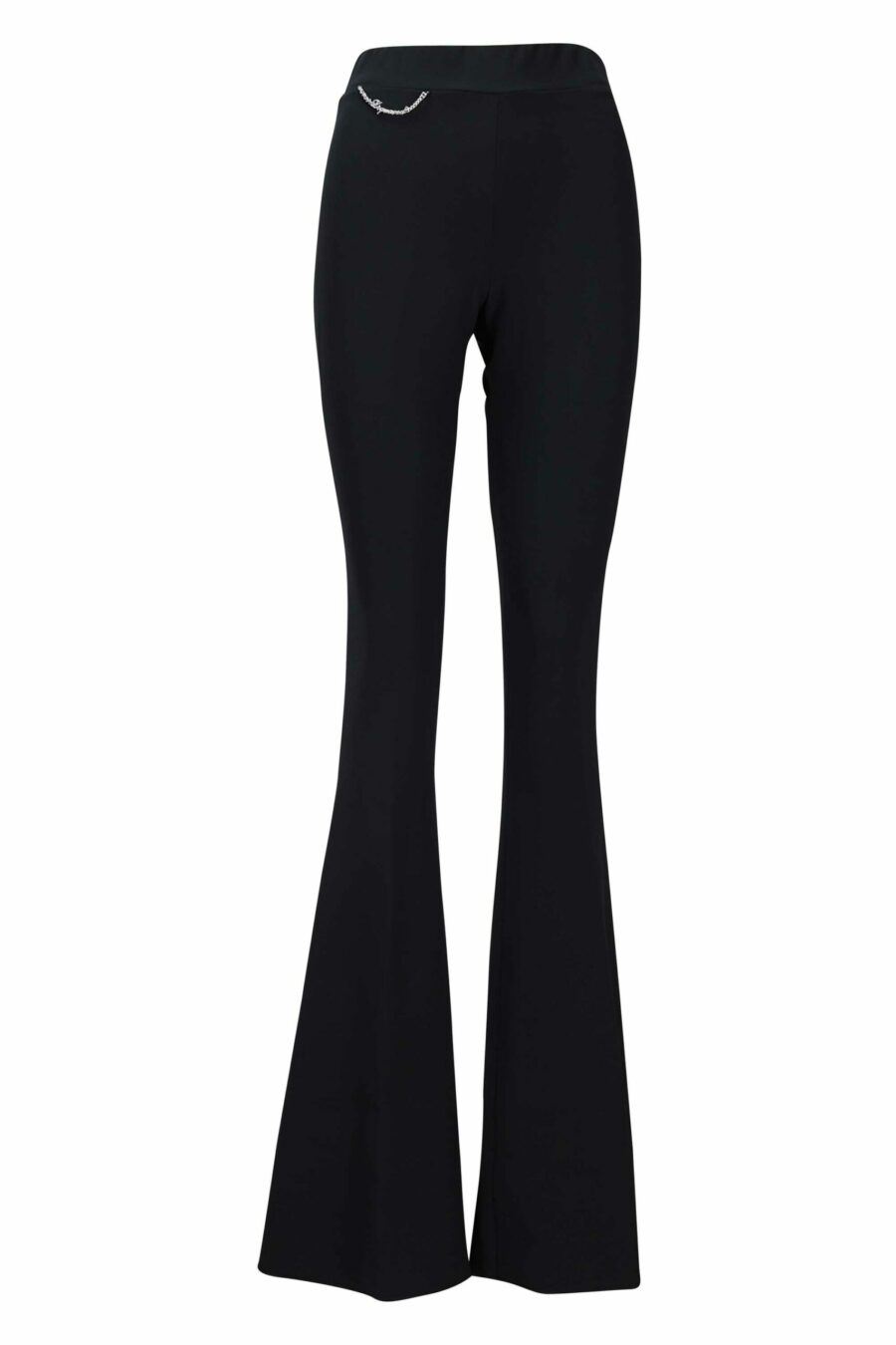 Pantalon taille haute 70's jean évasé noir - 8054148068950 scaled