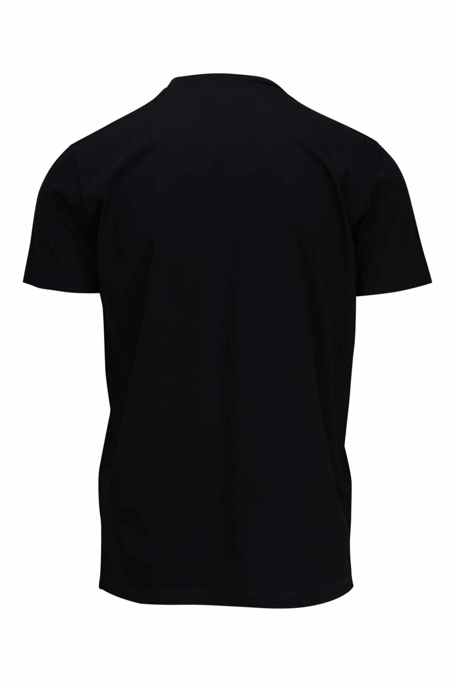 Camiseta negra con maxilogo monocromático redondo - 8054148086091 1 scaled