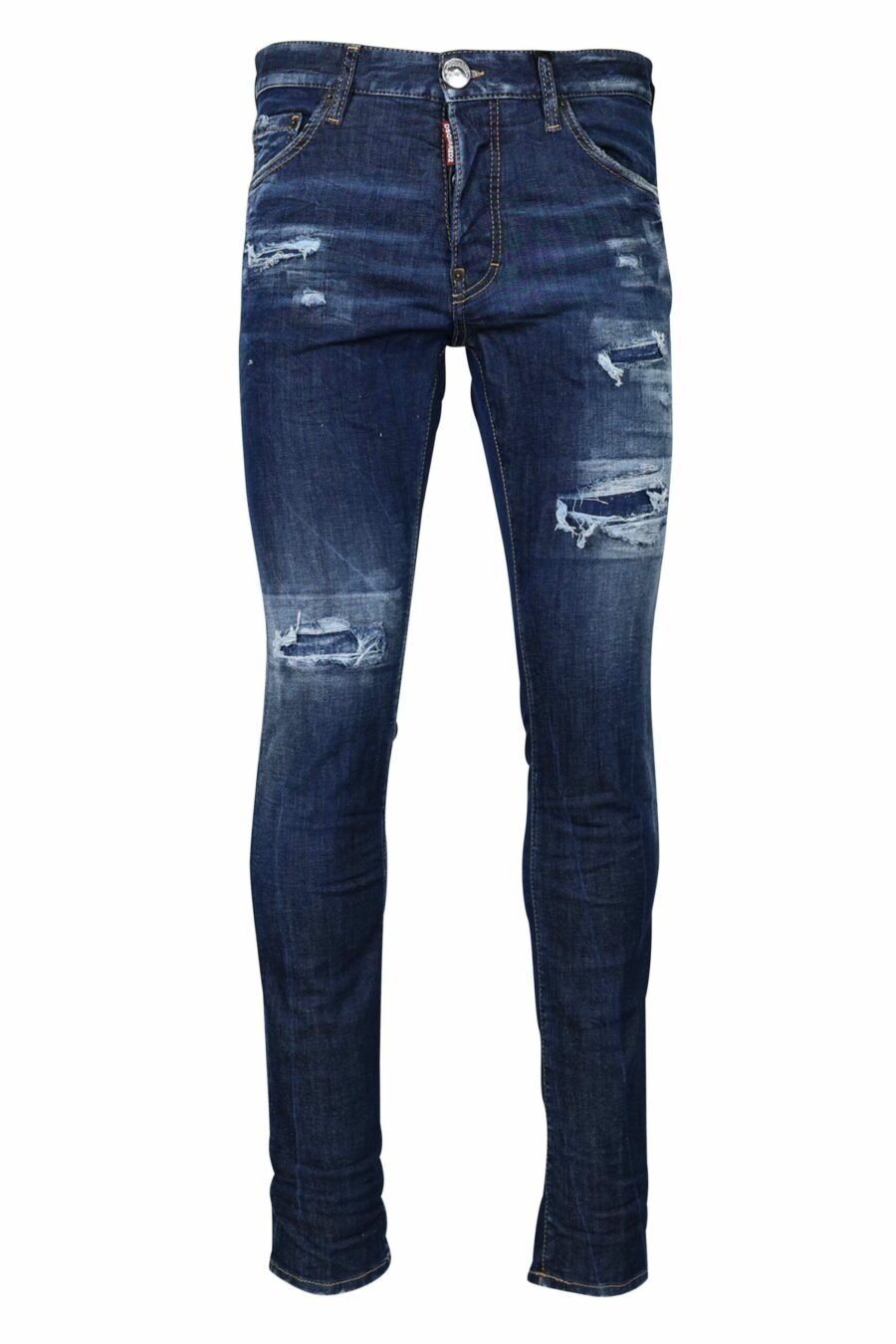 Cool guy" blue semi-worn jeans - 8054148105396 scaled