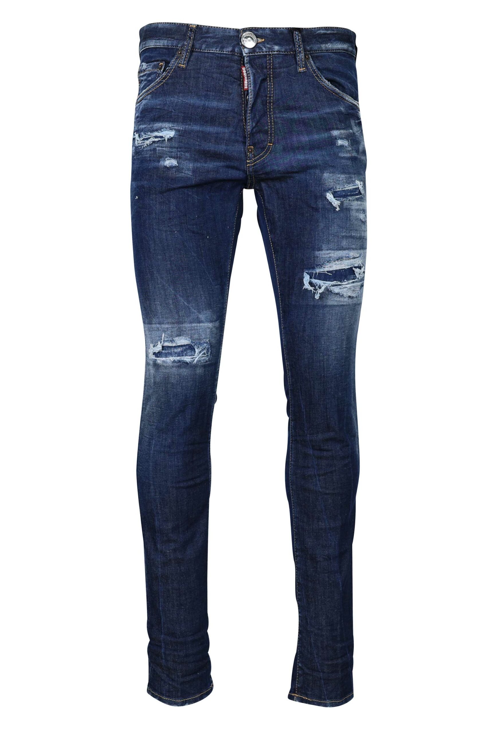 Dsquared2 - Pantalón vaquero azul oscuro cool guy jean - BLS Fashion