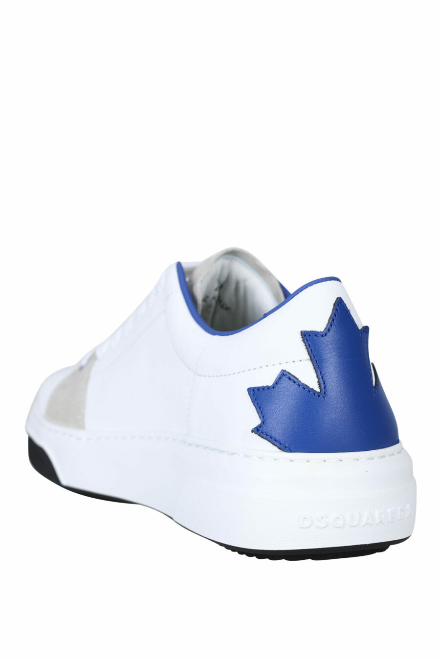 Zapatillas blancas con beige y hoja azul con minilogo - 8055777258811 3 scaled