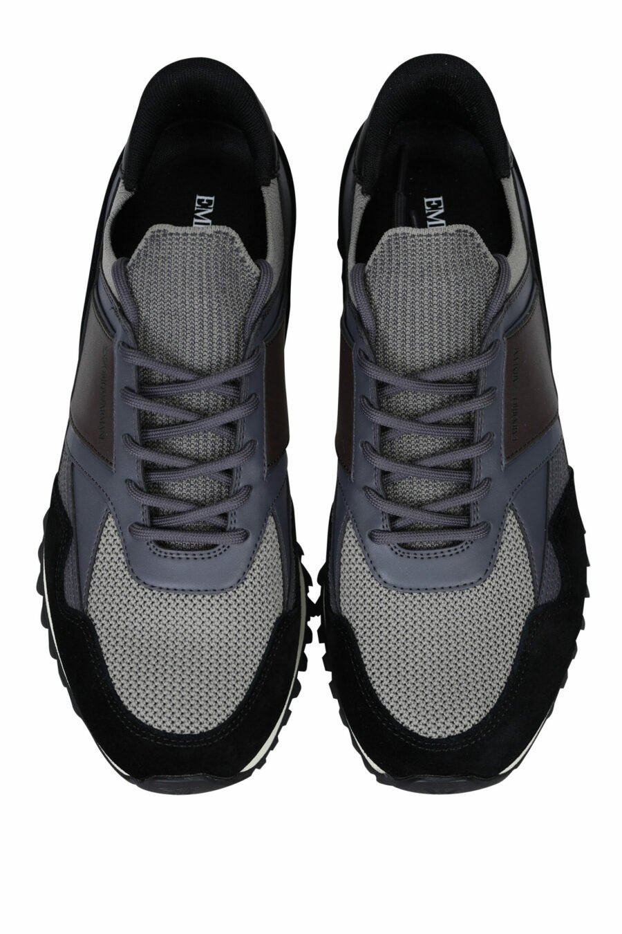 Zapatillas negras con gris y minilogo águila - 8057767401443 4 1 scaled