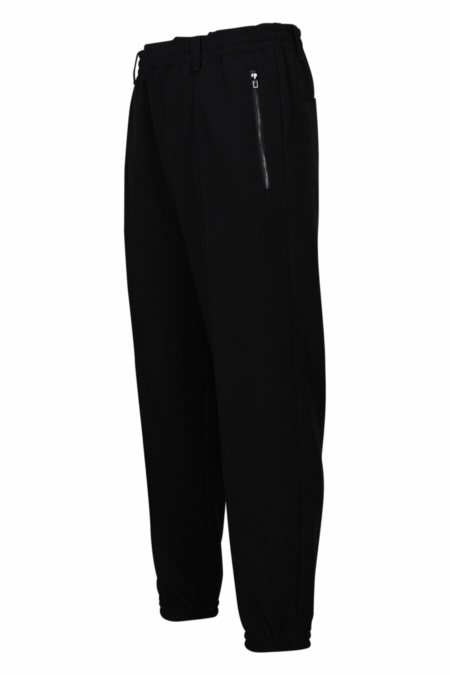Pantalón de vestir negro con minilogo - 8057767410278 1 scaled